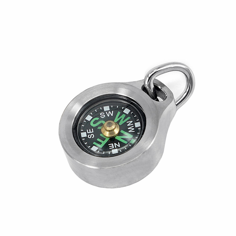 Titanium Alloy/Copper Luminous - Compass Keychain Mini ulasan dan harga