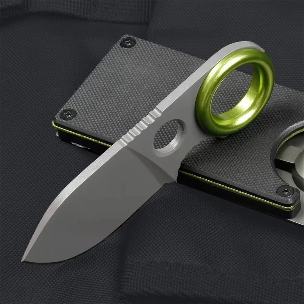 Mini Ring Fixed Blade Knife St - Edc Carry Fixed Blade ulasan dan harga