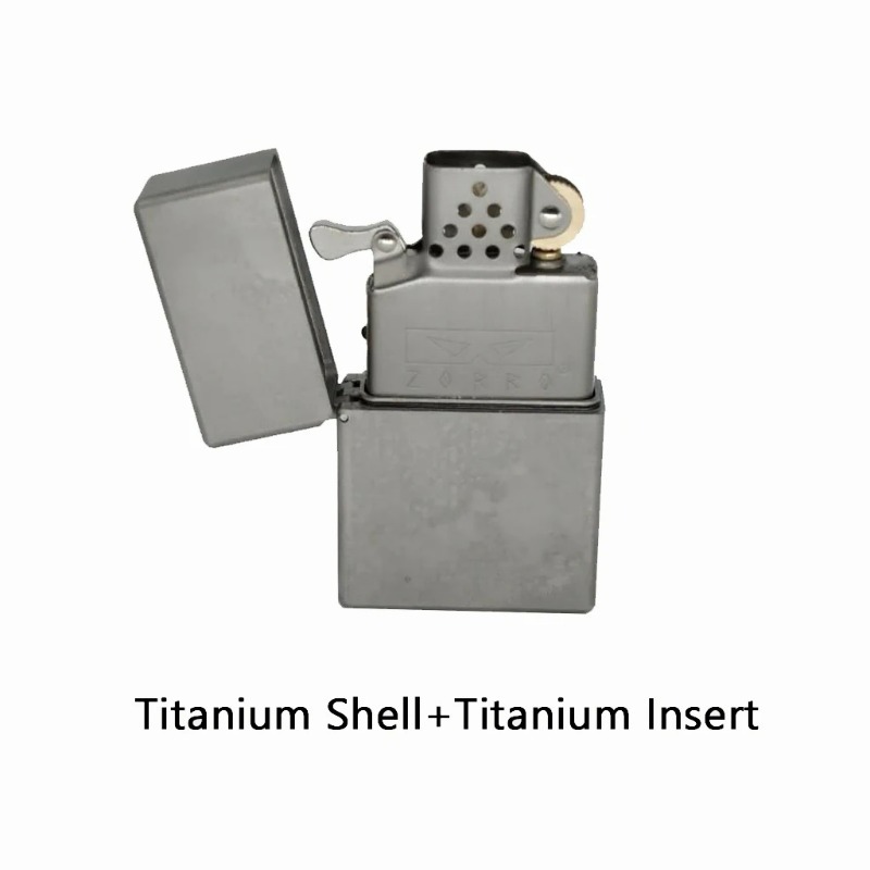 Zorro New titanium alloy shell - Lighter Insert Zippo ulasan dan harga