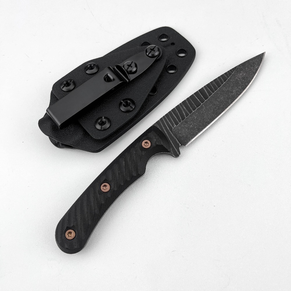 Full Tang Bushcraft Knife D2 B - Edc Concealed Carry Knife ulasan dan harga