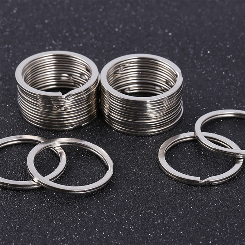 10pcs 28mm Keychain Split Ring - Compass Keychain Mini ulasan dan harga