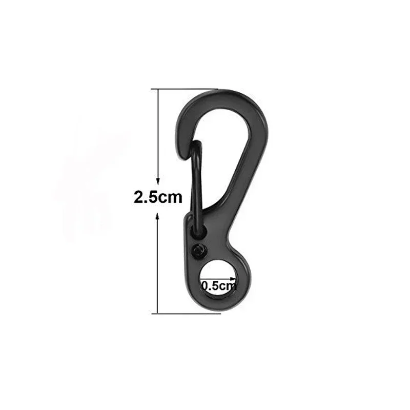 10Pcs/lot Mini Carabiner Parac - Edc Carry Pack ulasan dan harga