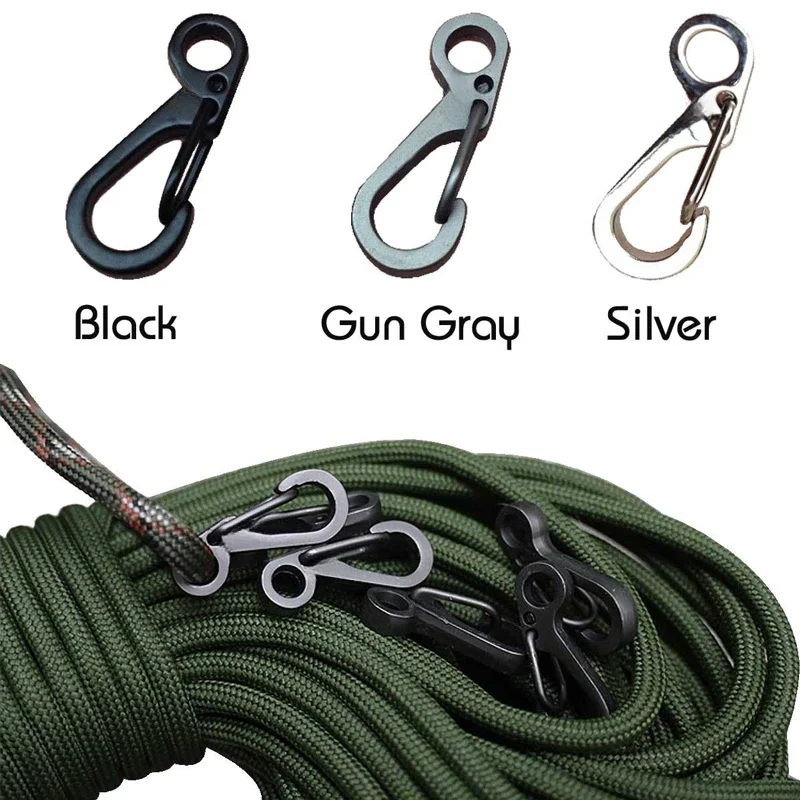 10Pcs/lot Mini Carabiner Parac - Edc Carry Pack ulasan dan harga