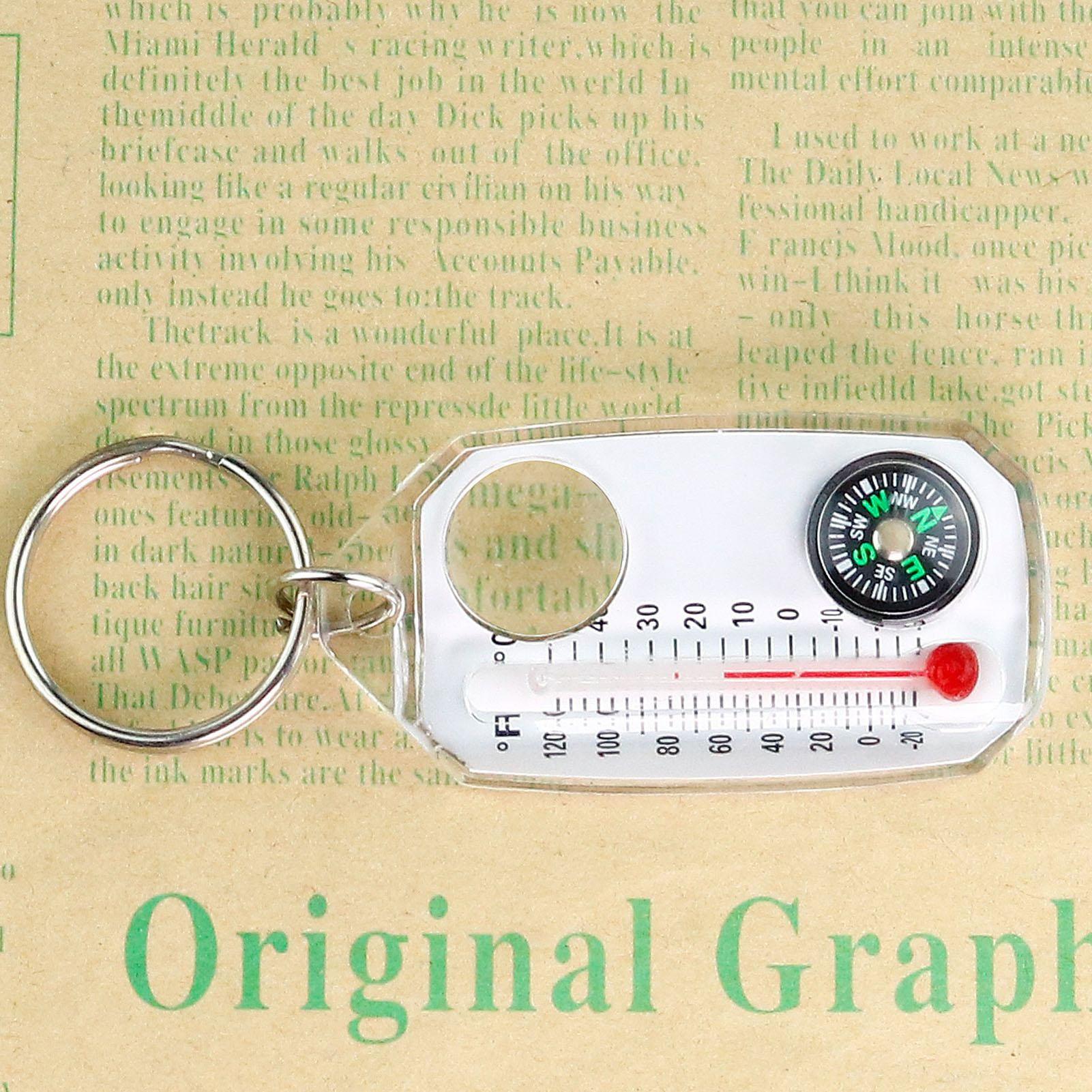 Small Keychain Compass Portabl - Compass Keychain Mini ulasan dan harga