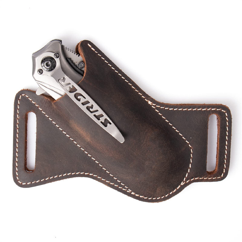 1PC Leather Knives Sheaths Fol - Edc Everyday Carry Knives ulasan dan harga
