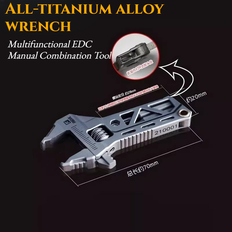 TC4 All-titanium Alloy Wrench  - Edc Carry Pliers ulasan dan harga