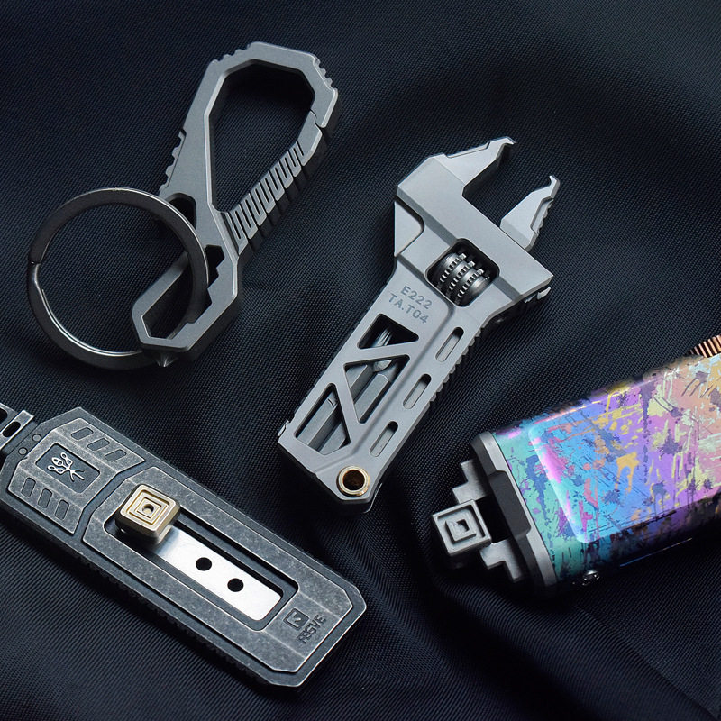 TC4 All-titanium Alloy Wrench  - Edc Carry Pliers ulasan dan harga