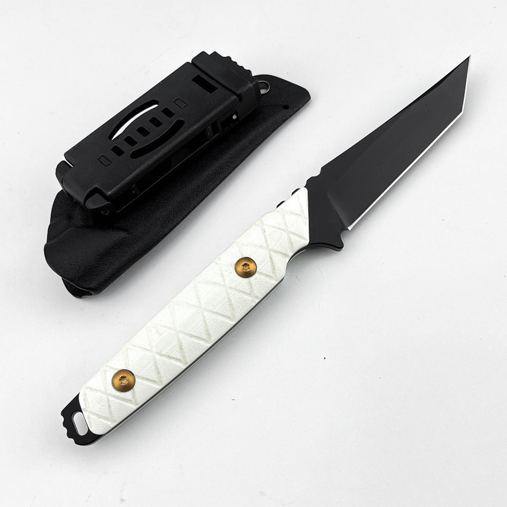 New Fixed Blade Knife White G1 - Edc Carry Fixed Blade ulasan dan harga