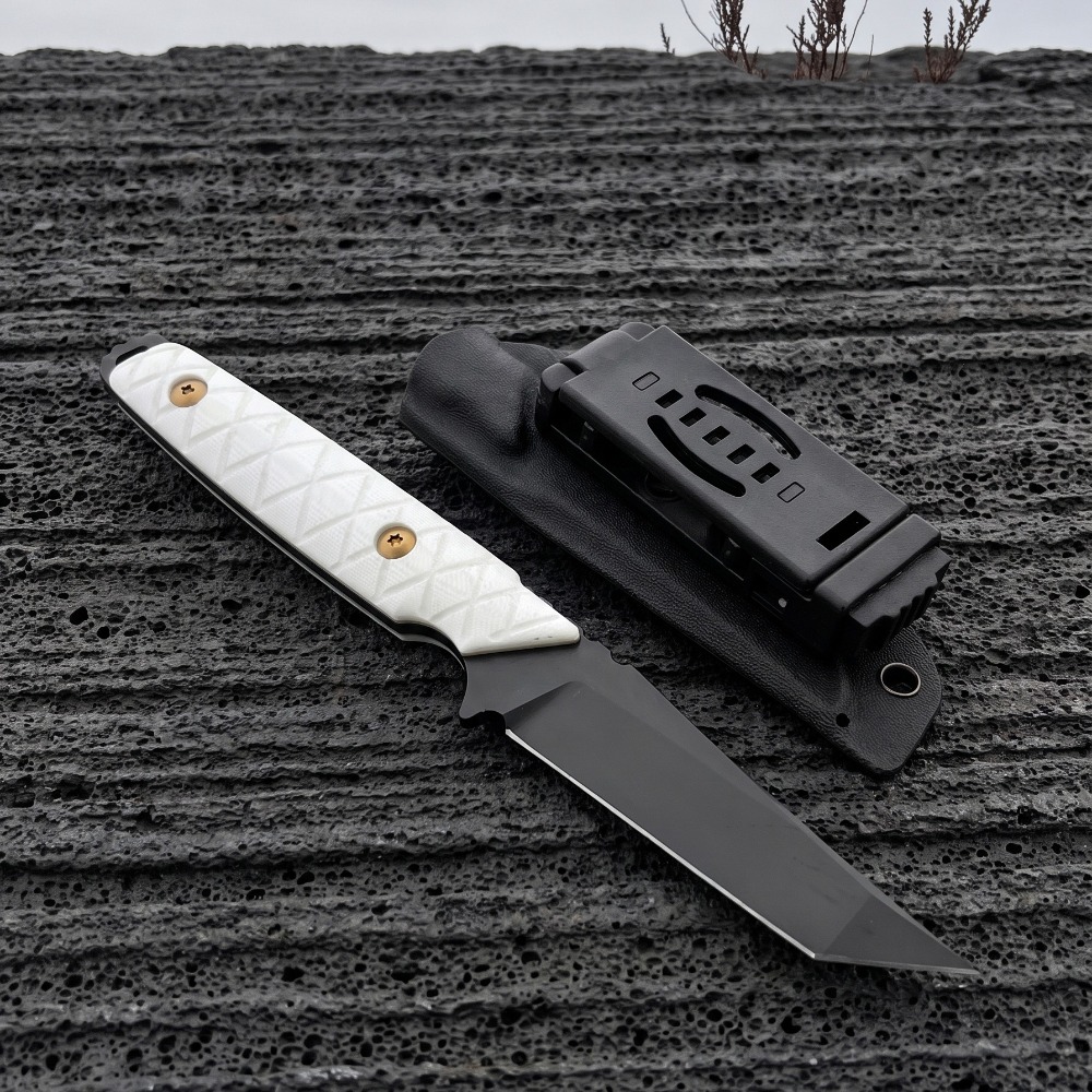 New Fixed Blade Knife White G1 - Edc Carry Fixed Blade ulasan dan harga