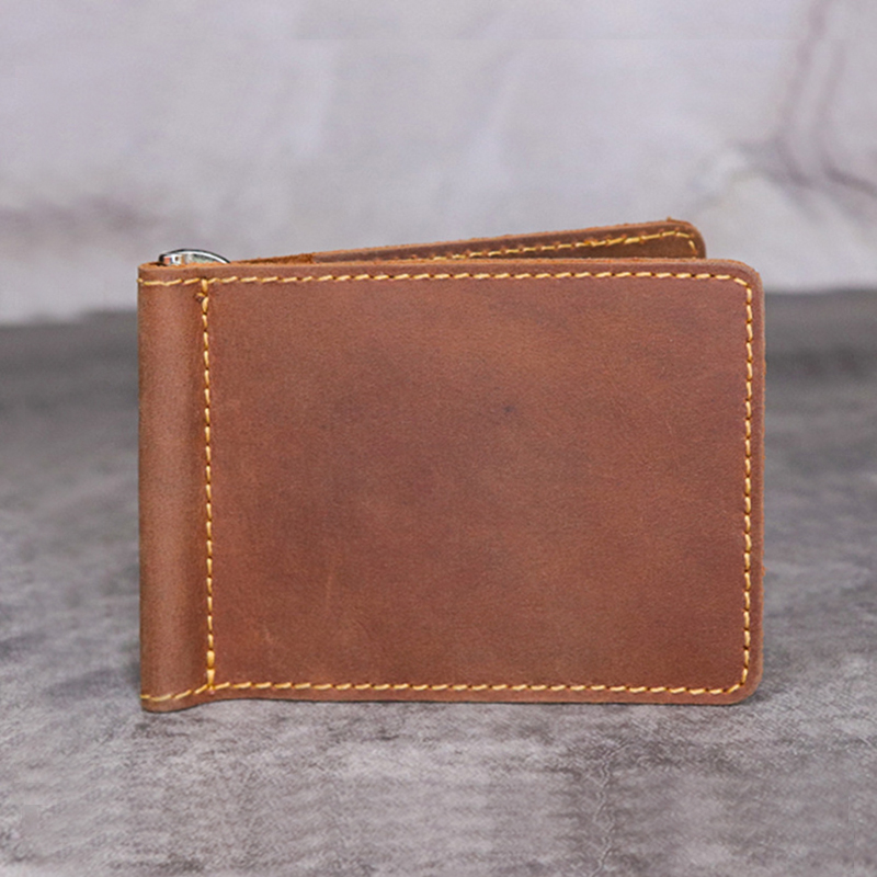 Handmade Genuine Leather Money - Money Clip Magnetic ulasan dan harga