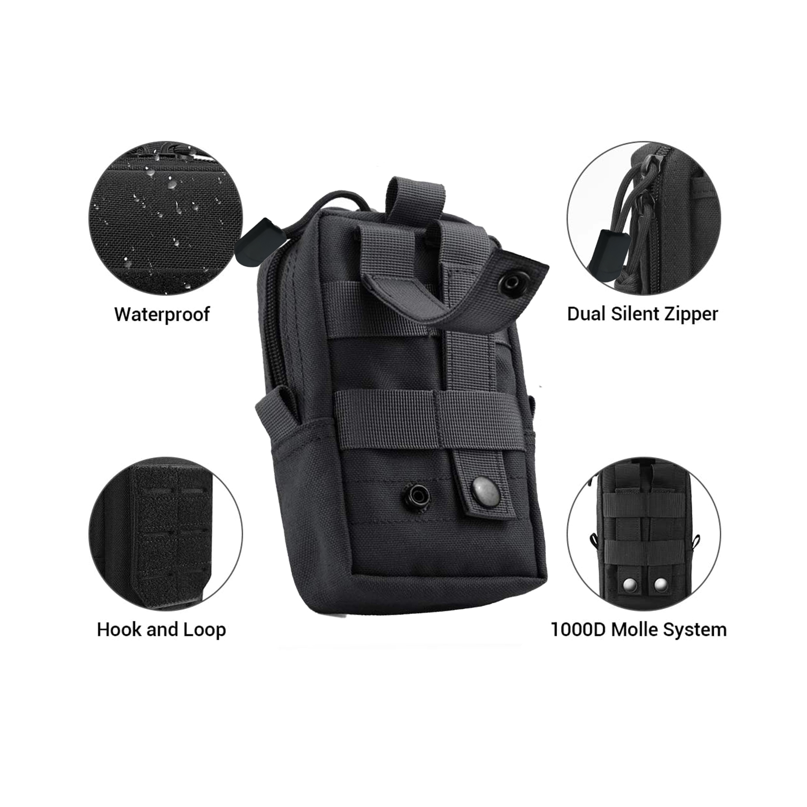Tactical Molle Pouch Waist Bag - Edc Carry Pack ulasan dan harga