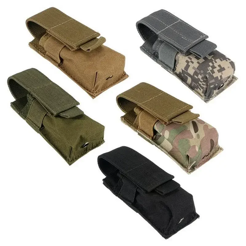 Tactical Molle Flashlight Pouc - Edc Concealed Carry Knife ulasan dan harga