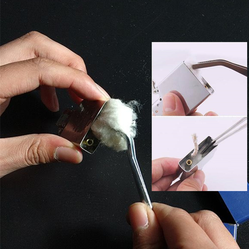 10/30/50pcs Oil Absorbent Cott - Lighter Insert Zippo ulasan dan harga