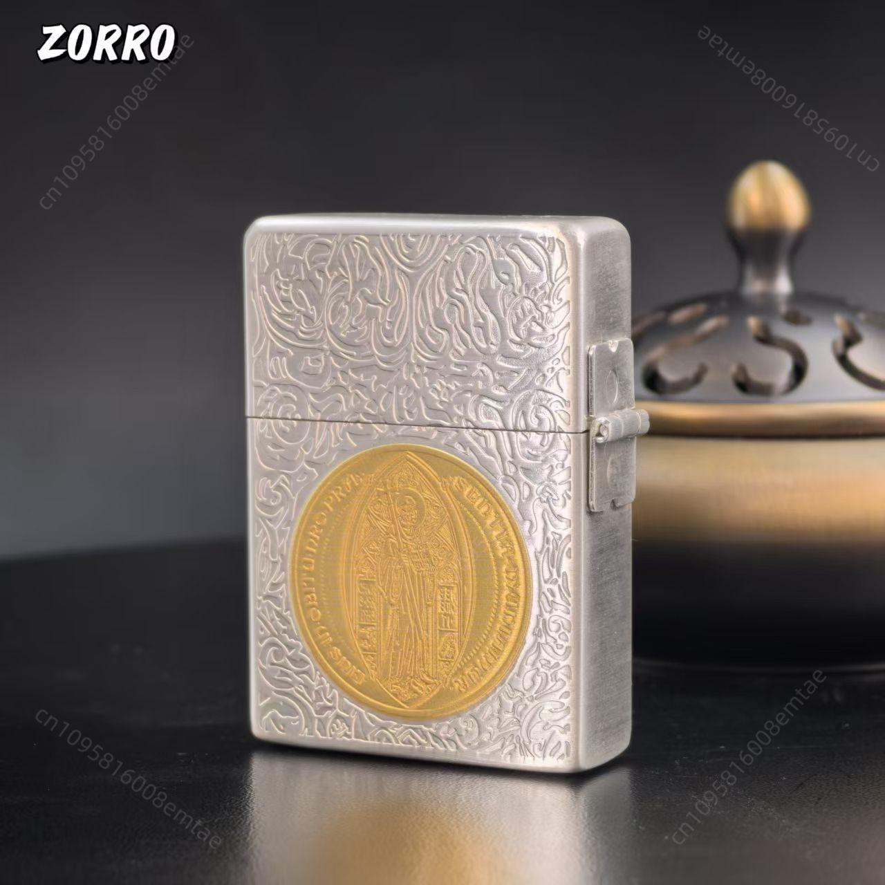 Zorro 906 Silver Gold Two tone - Lighter Insert Zippo ulasan dan harga
