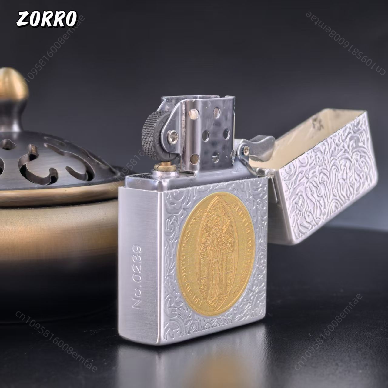 Zorro 906 Silver Gold Two tone - Lighter Insert Zippo ulasan dan harga