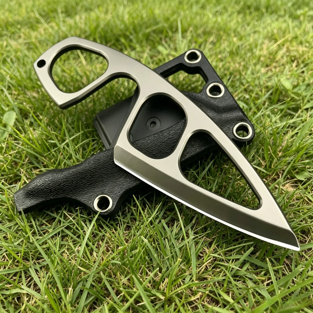 High Hardness Neck Knife 440C  - Edc Carry Fixed Blade ulasan dan harga