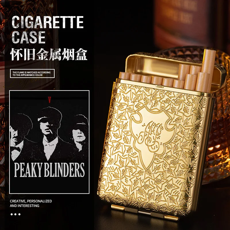 Vintage Engraved Cigarette Cas - Lighter Insert Zippo ulasan dan harga