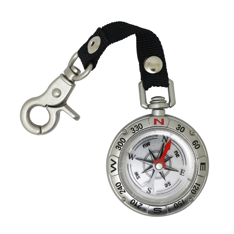 Mini Compass With Lanyard Key  - Compass Keychain Mini ulasan dan harga