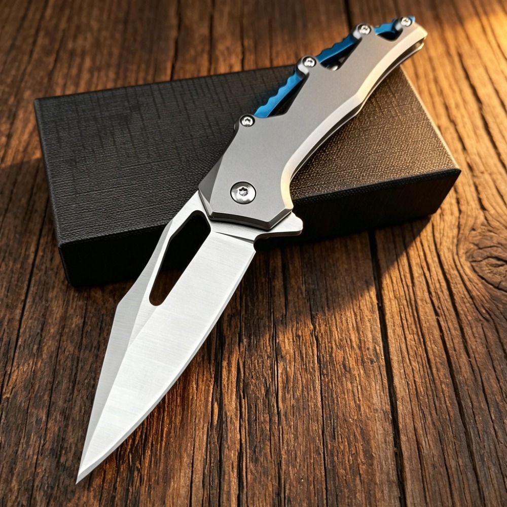 Compact EDC Folding Knife D2 S - Edc Concealed Carry Knife ulasan dan harga