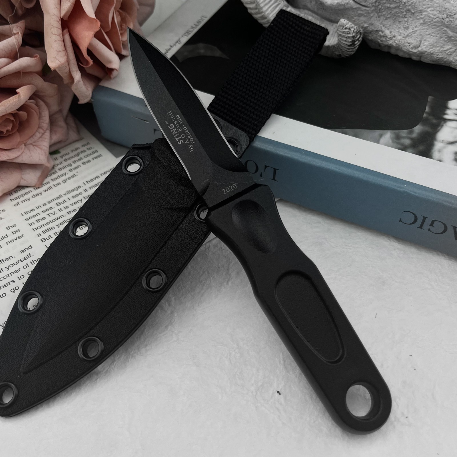 Multi-Function Fixed Blade Kni - Edc Carry Fixed Blade ulasan dan harga