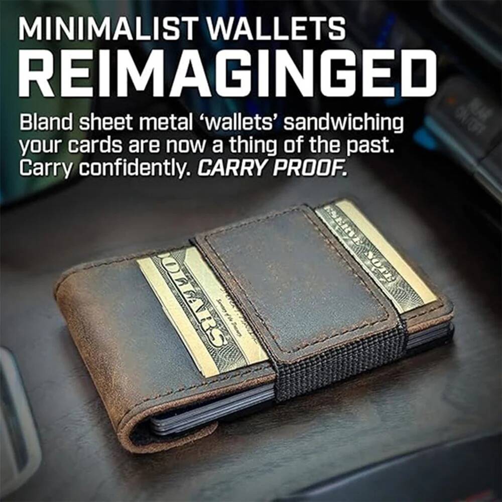 OUIO Men's RFID Blocking Minim - Money Clip Magnetic ulasan dan harga