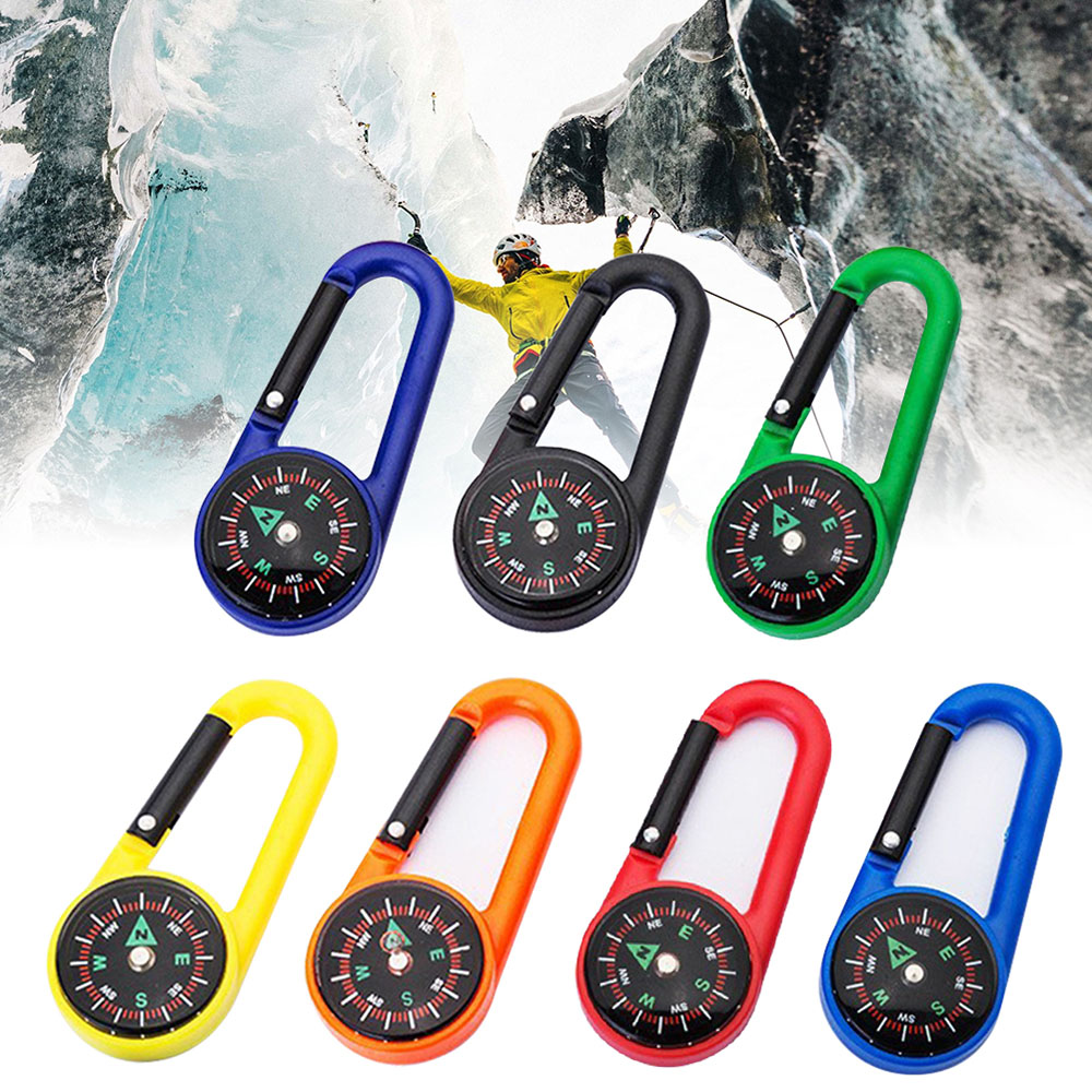 Outdoor Compass Carabiner Mini - Compass Keychain Mini ulasan dan harga