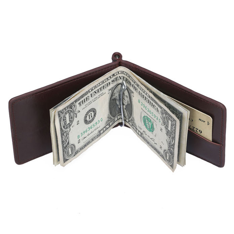 New Mini Men's Leather Money C - Money Clip Magnetic ulasan dan harga