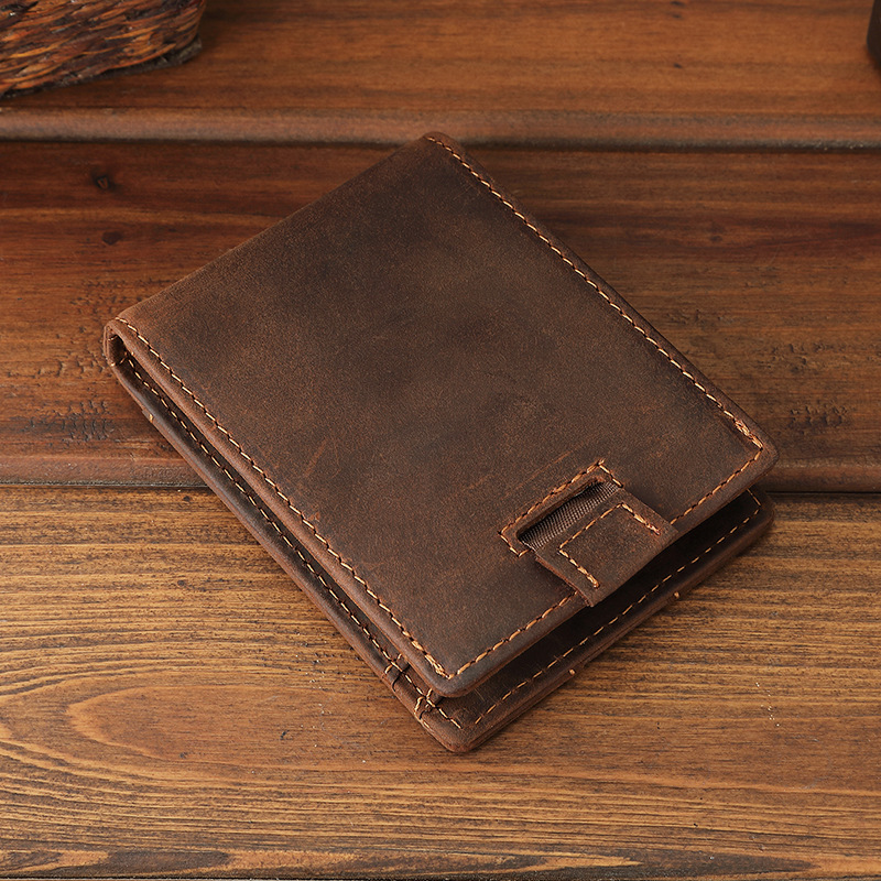 Genuine Leather Money Clip Wal - Money Clip Magnetic ulasan dan harga