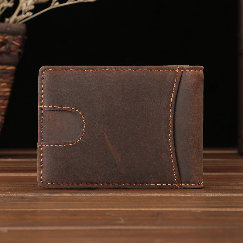 Genuine Leather Money Clip Wal - Money Clip Magnetic ulasan dan harga